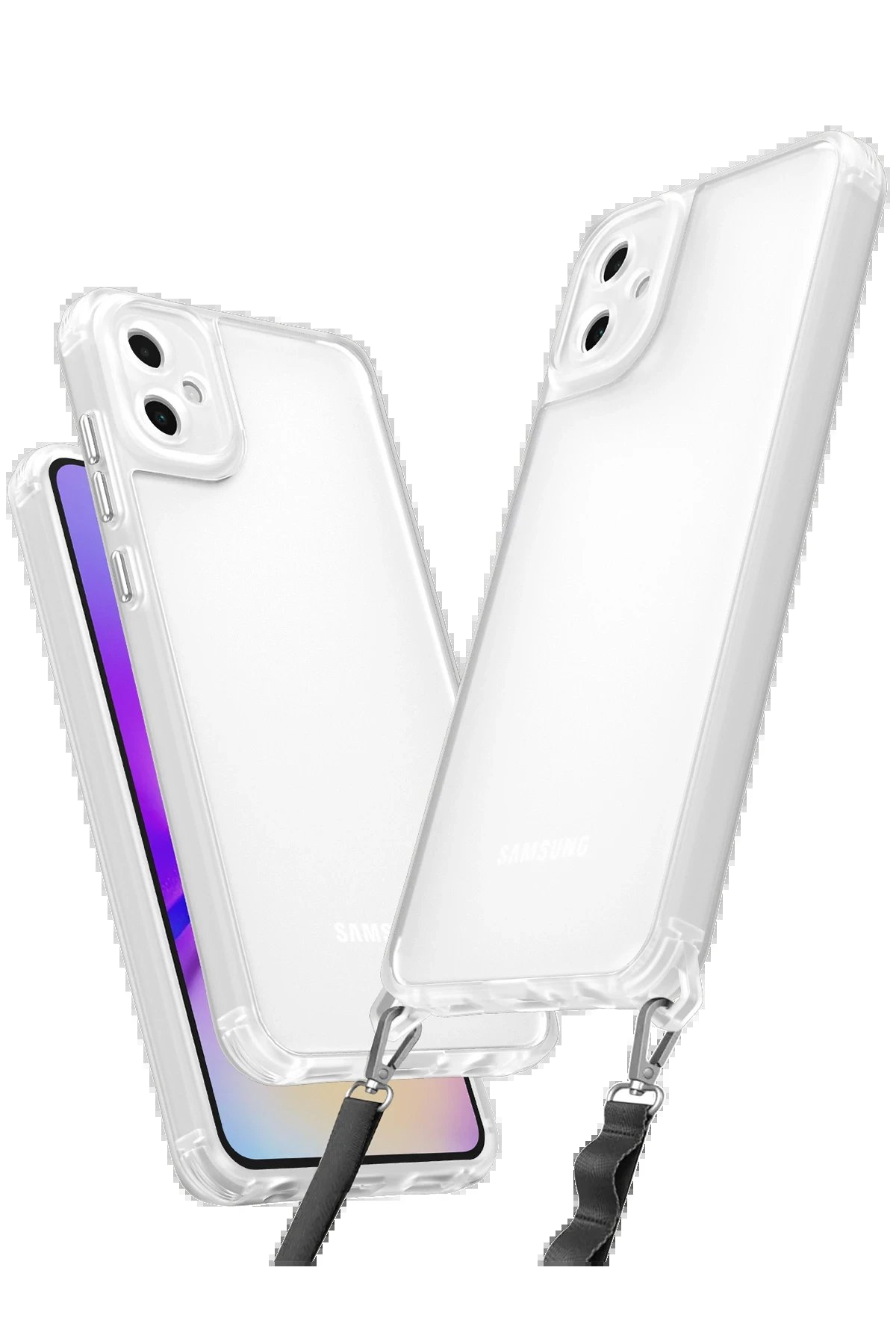 Newface Samsung Galaxy A06 Kılıf Penta Silikon Kılıf - Şeffaf