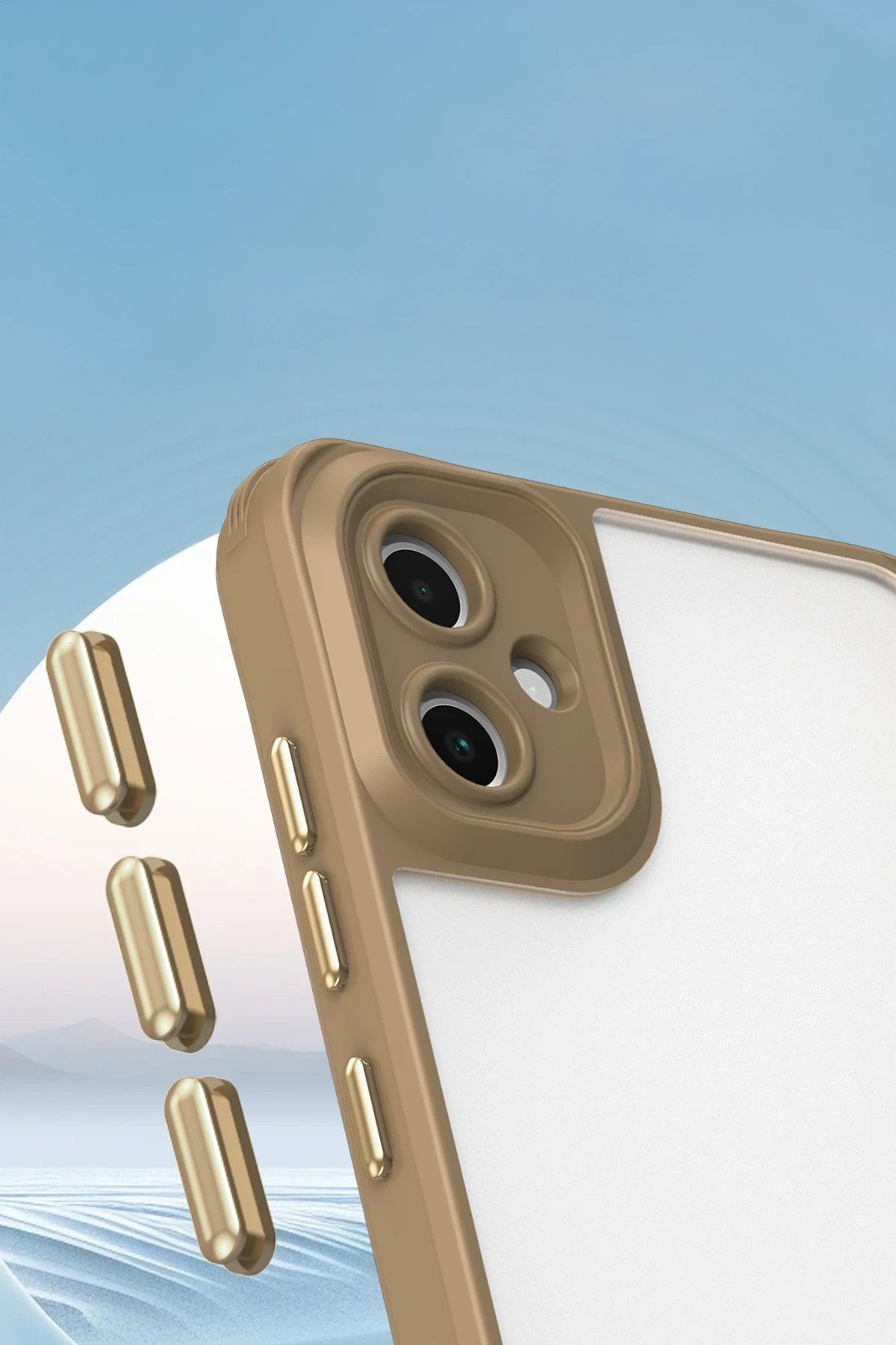 Newface Samsung Galaxy A06 Kılıf Penta Silikon Kılıf - Şeffaf