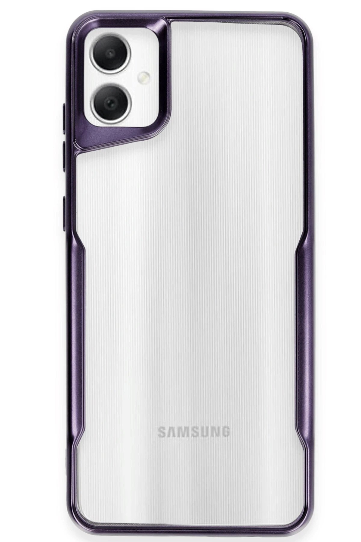 Newface Samsung Galaxy A06 Kılıf Boyi Silikon Kapak - Derin Mor