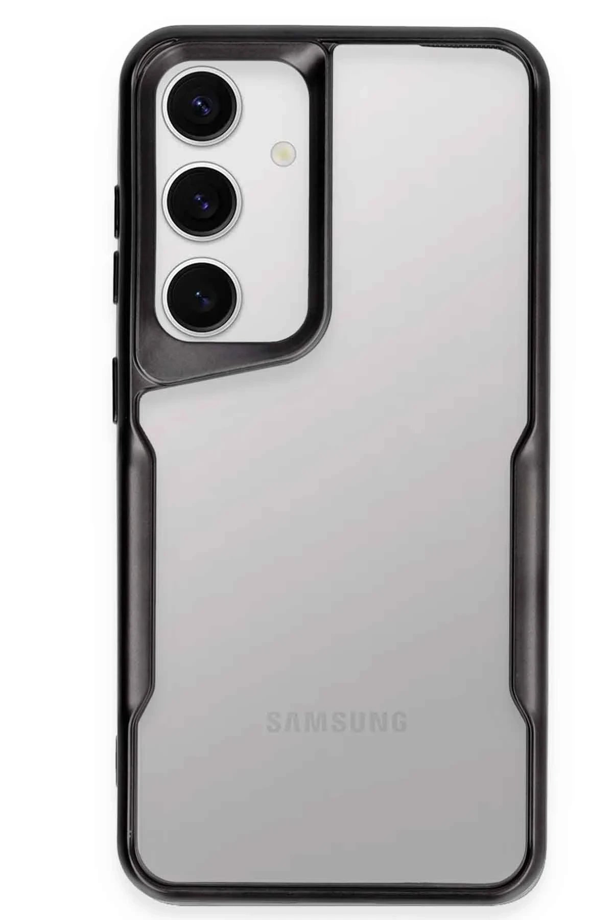 Newface Samsung Galaxy A16 5G Kılıf Boyi Silikon Kapak - Siyah