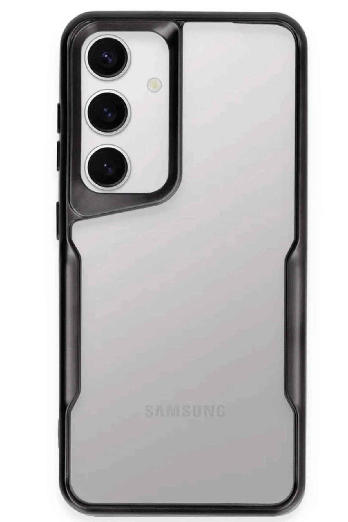 Newface Samsung Galaxy A56 Kılıf Boyi Silikon Kapak - Siyah