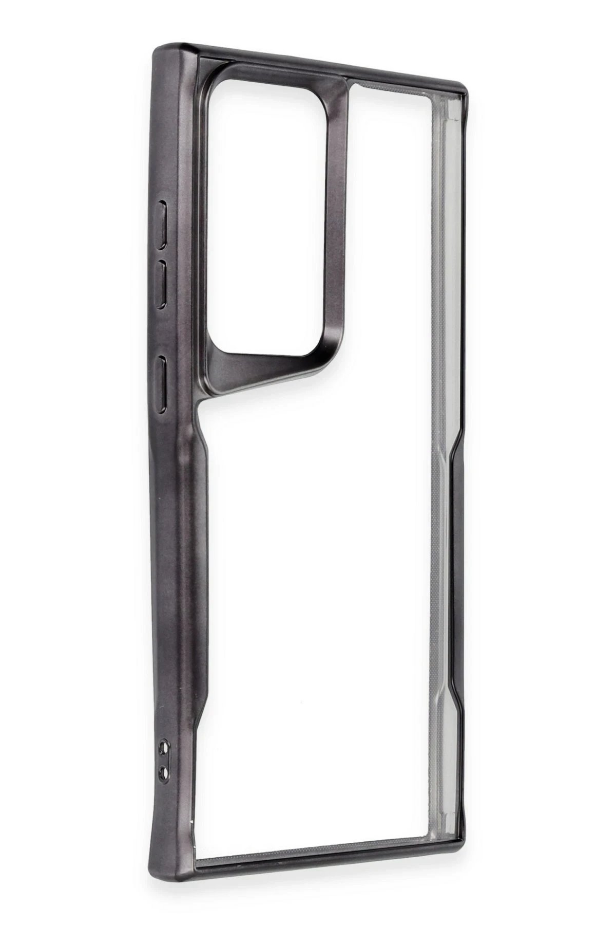 Newface Samsung Galaxy S25 Ultra Kılıf Boyi Silikon Kapak - Siyah