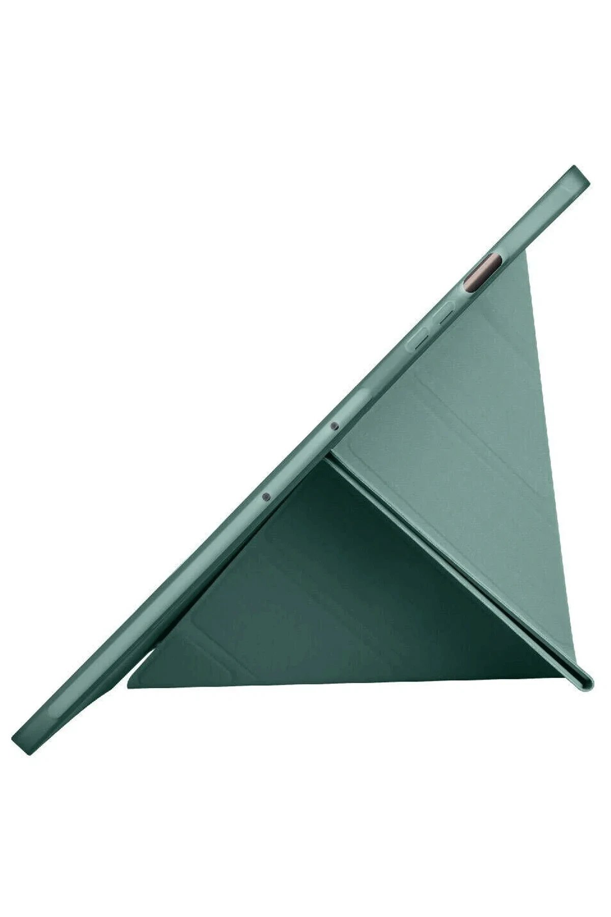 Newface Samsung Galaxy X510 Tab S9 FE 11 Kılıf Kalemlikli Mars Tablet Kılıfı - Koyu Yeşil