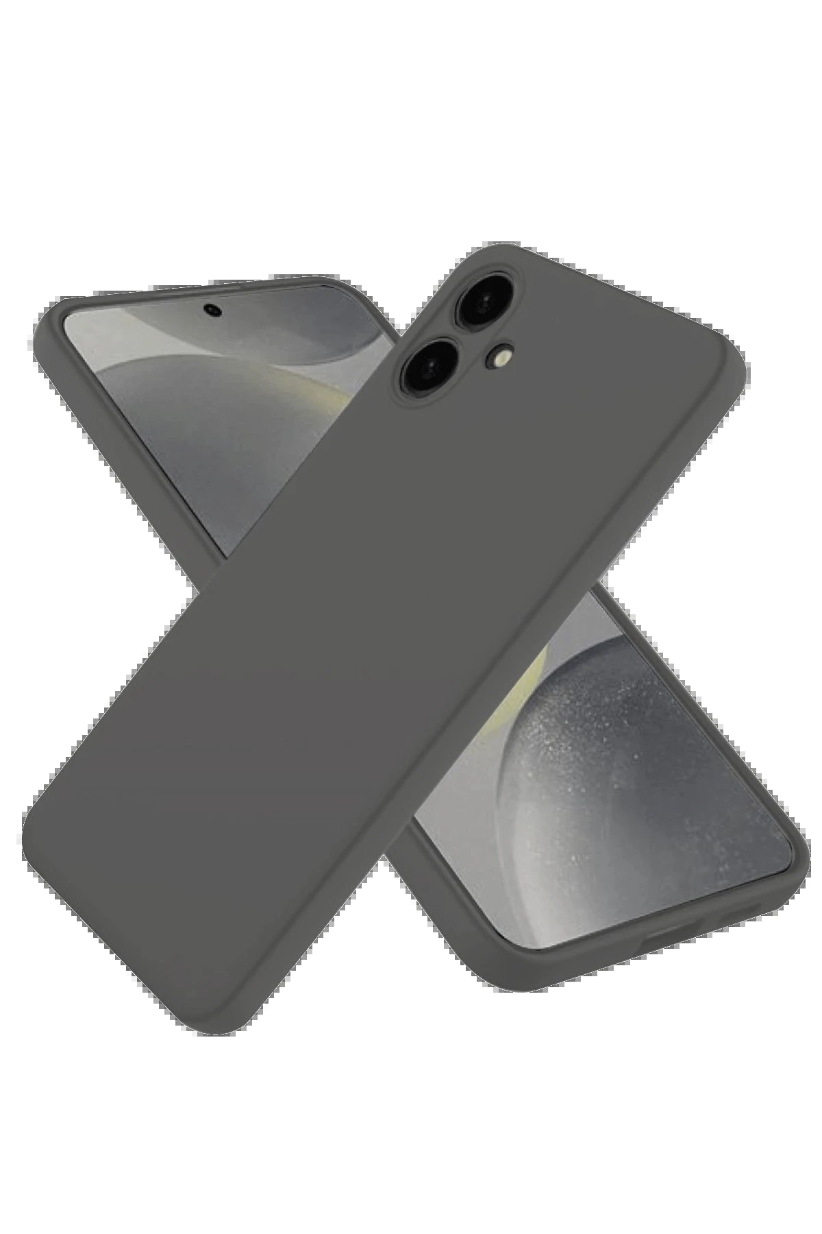 Newface Samsung Galaxy A06 Kılıf First Silikon - Gri