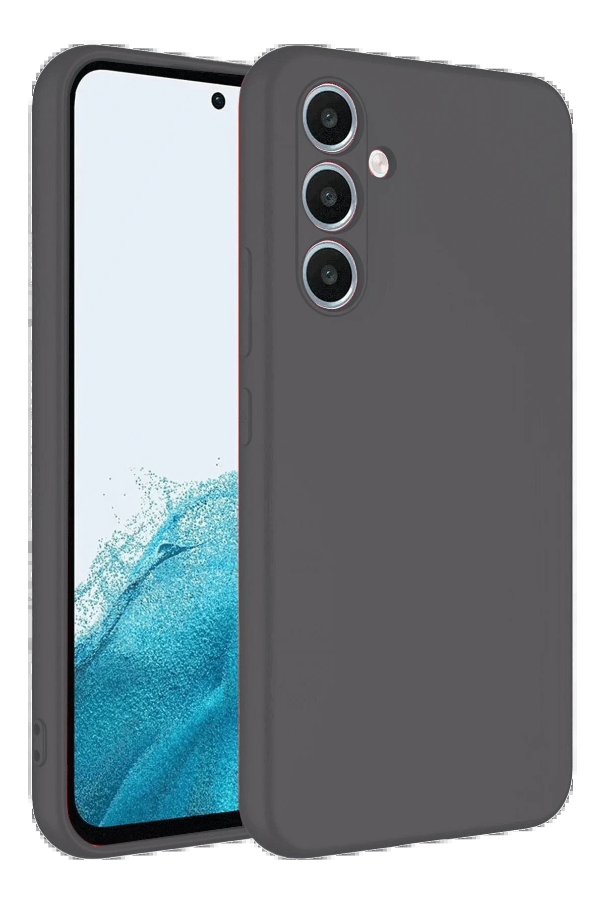 Newface Samsung Galaxy A16 5G Kılıf First Silikon - Gri