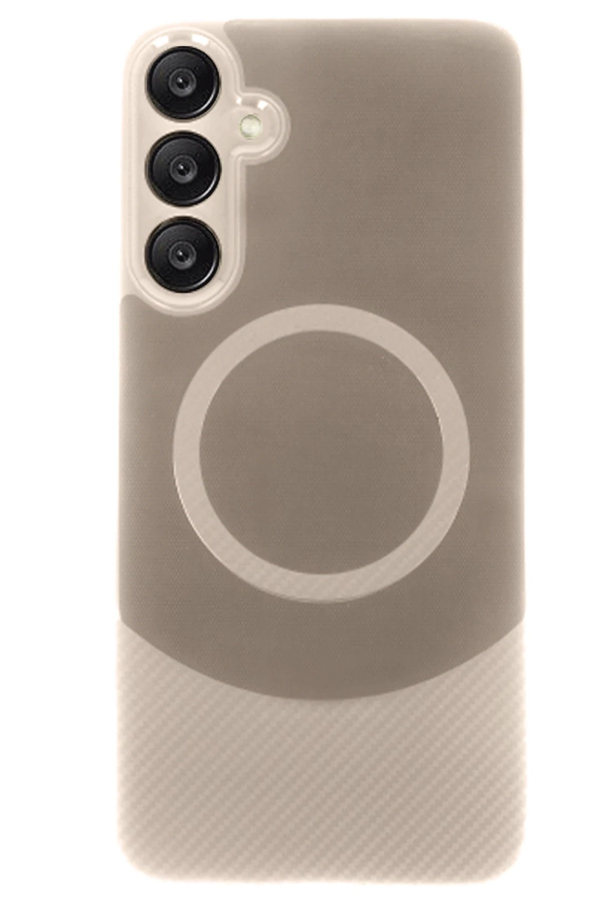 Newface Samsung A26 Kılıf Maya Karbon Kapak - Kahverengi