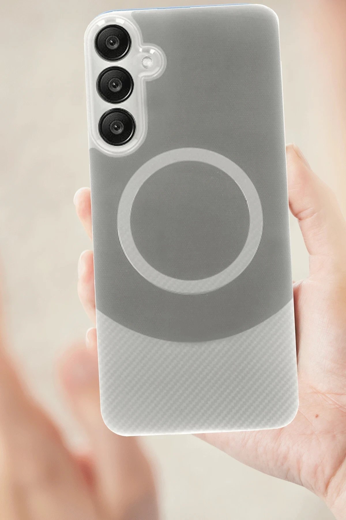 Newface Samsung A36 Kılıf Maya Karbon Kapak - Koyu Yeşil