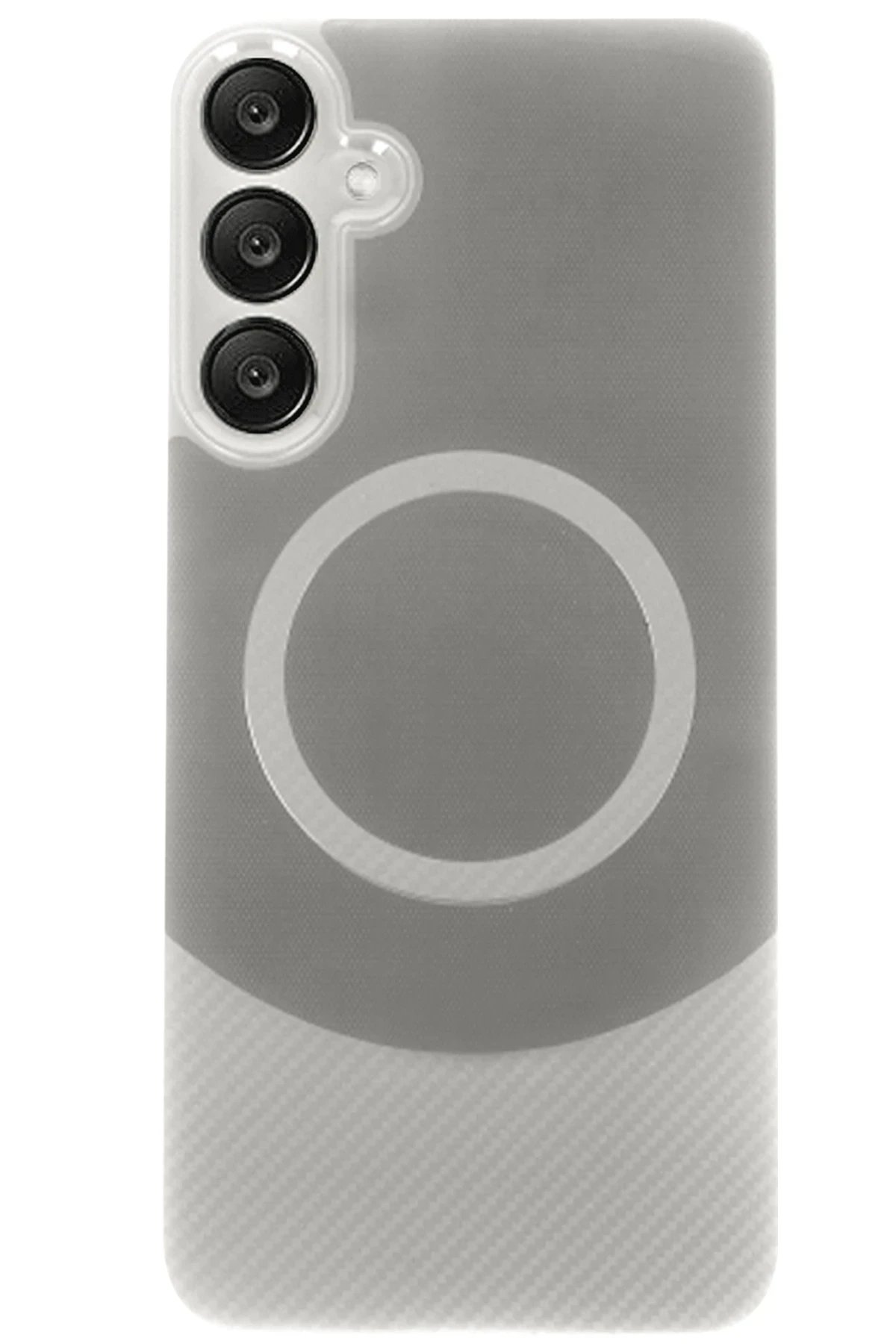 Newface Samsung A56 Kılıf Maya Karbon Kapak - Gri