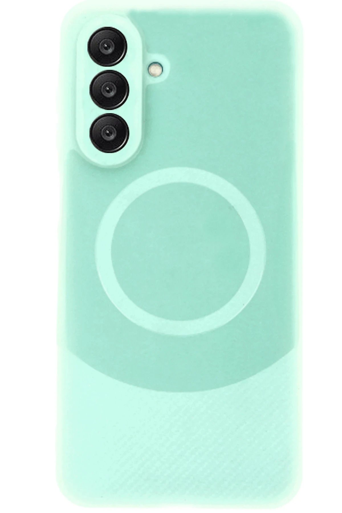 Newface Samsung A56 Kılıf Maya Karbon Kapak - Su Yeşili