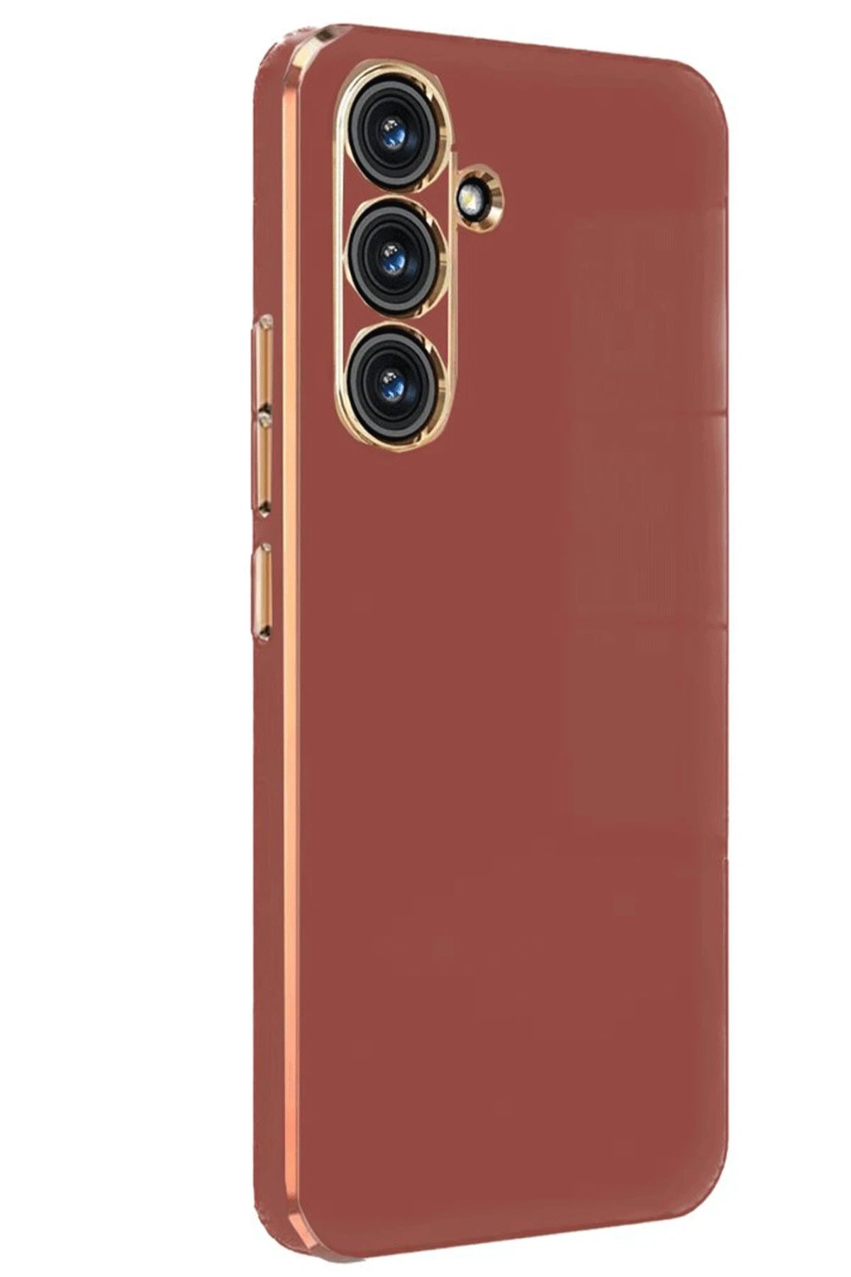 Newface Samsung Galaxy A24 4G Kılıf Volet Silikon - Kırmızı