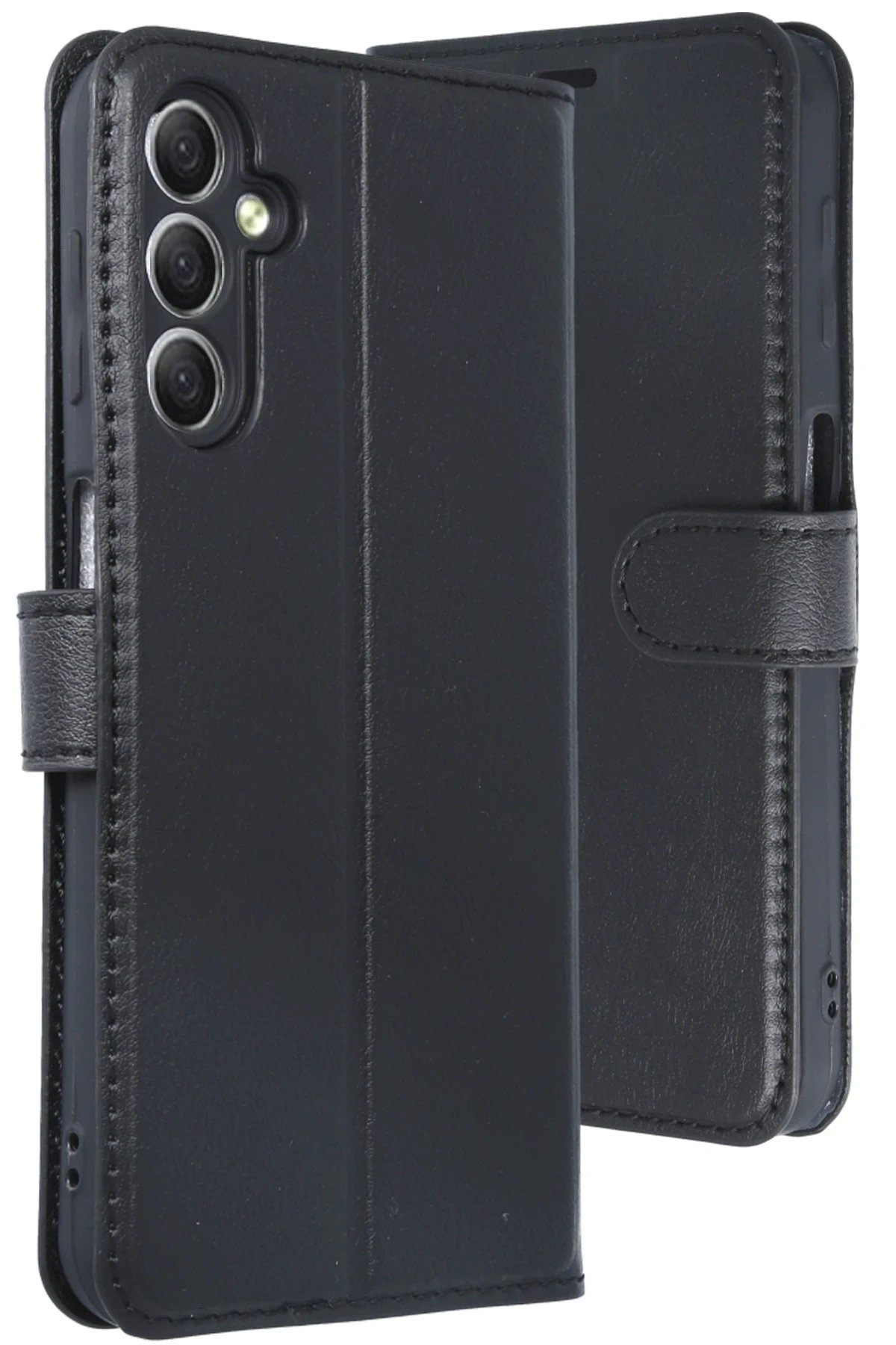 Newface Samsung Galaxy A24 4G Kılıf Trend S Plus Kapaklı Kılıf - Siyah