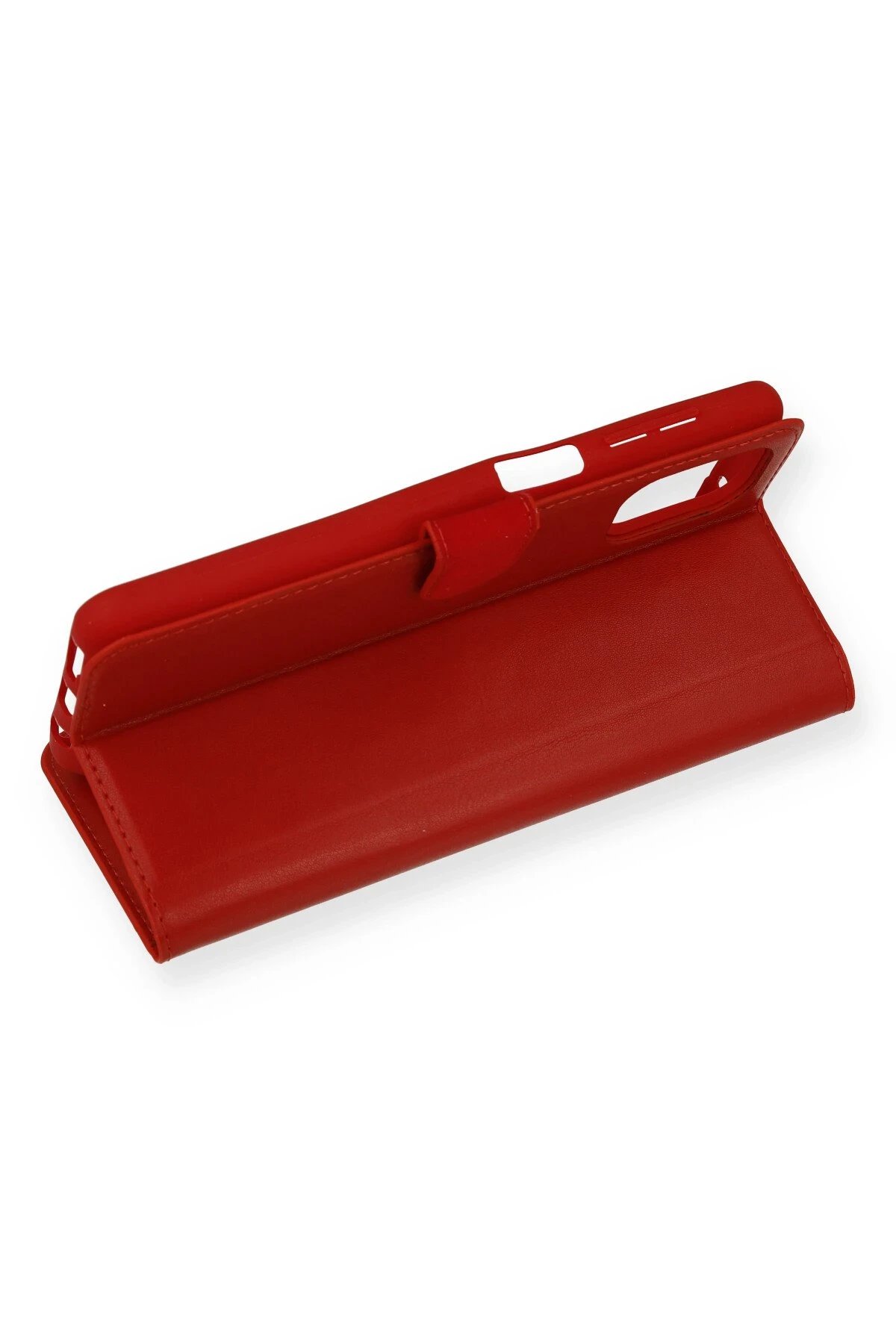 Newface Samsung Galaxy M51 Trend S Plus Kapaklı Kılıf - Kırmızı