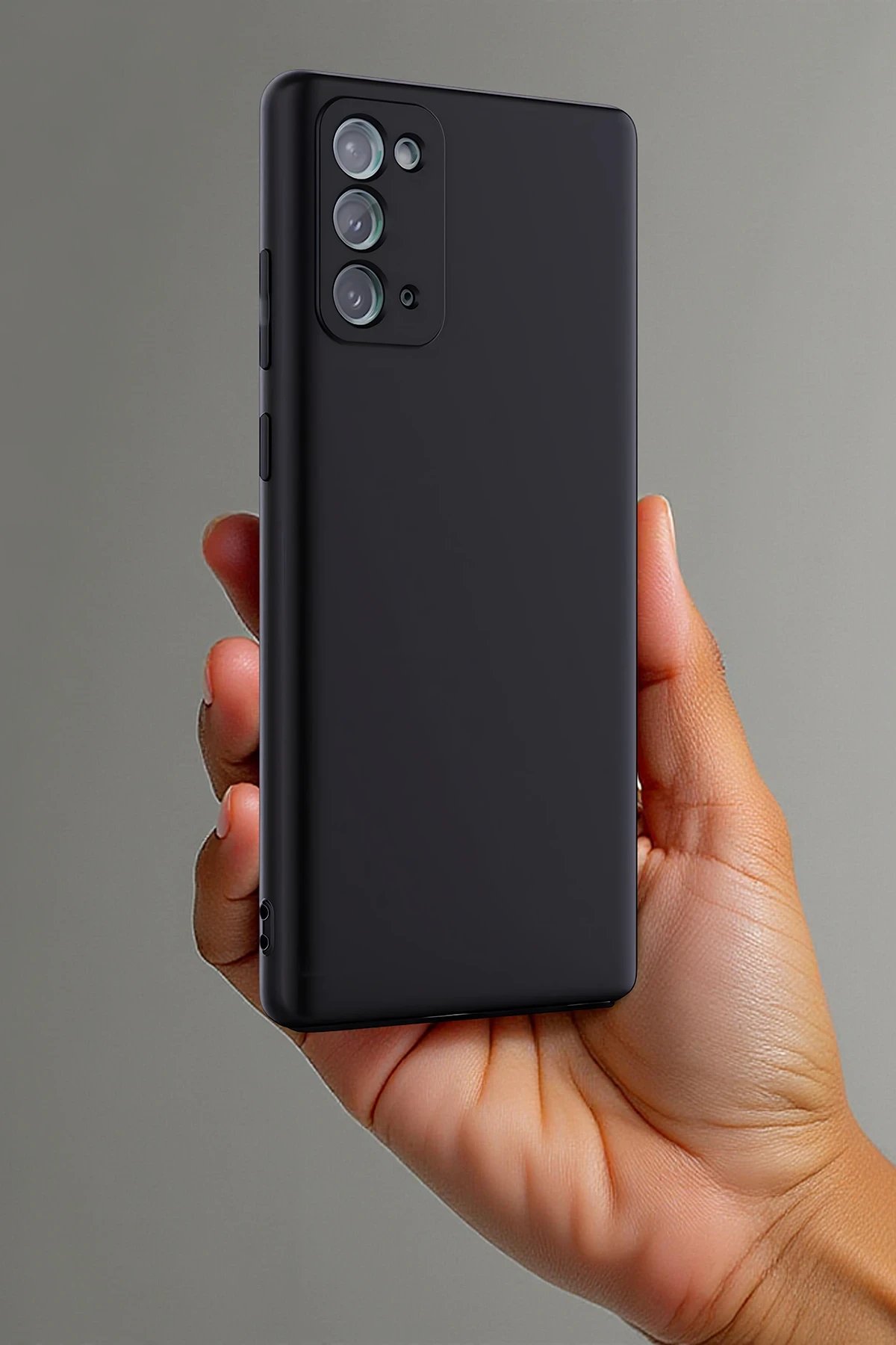 Newface Samsung Galaxy Note 20 Kılıf First Silikon - Mavi