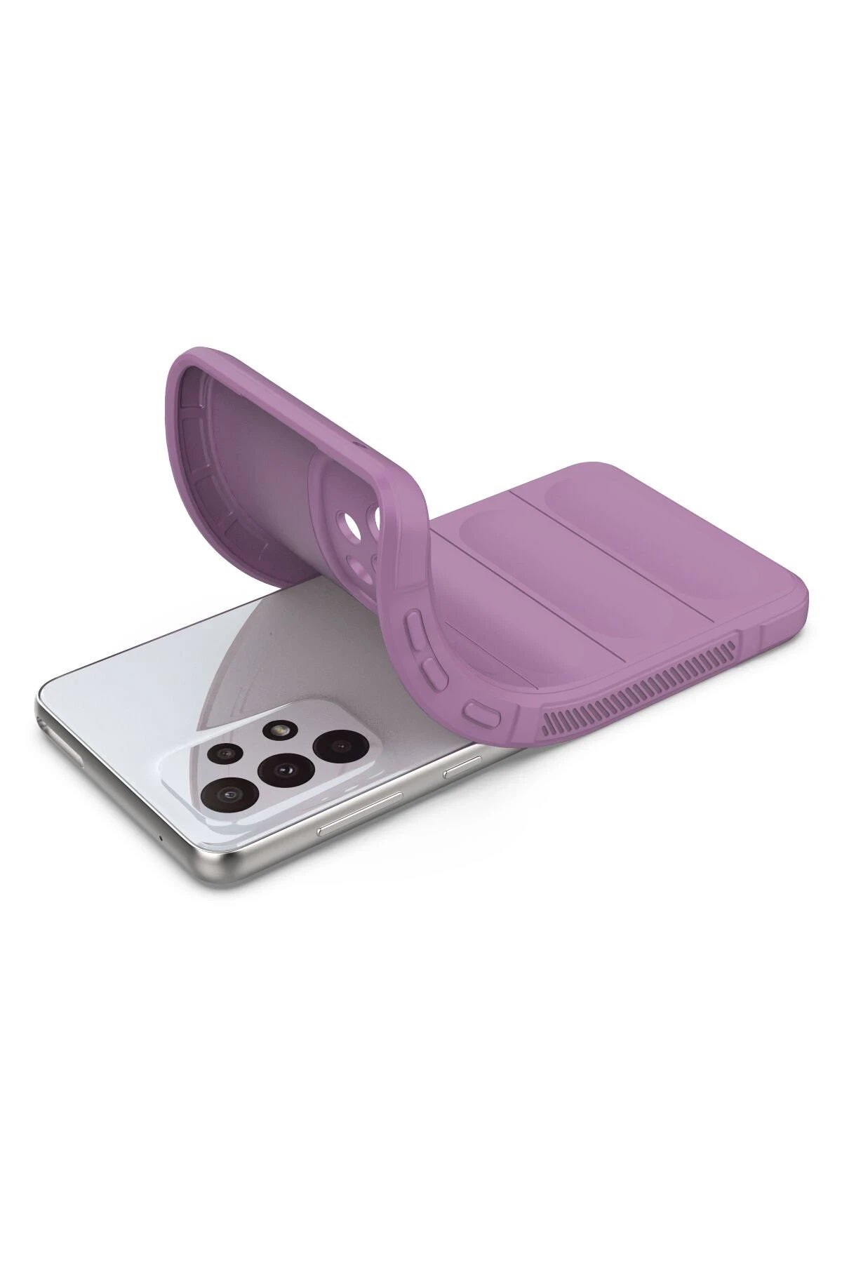 Newface Samsung Galaxy A33 5G Kılıf Optimum Silikon - Mor