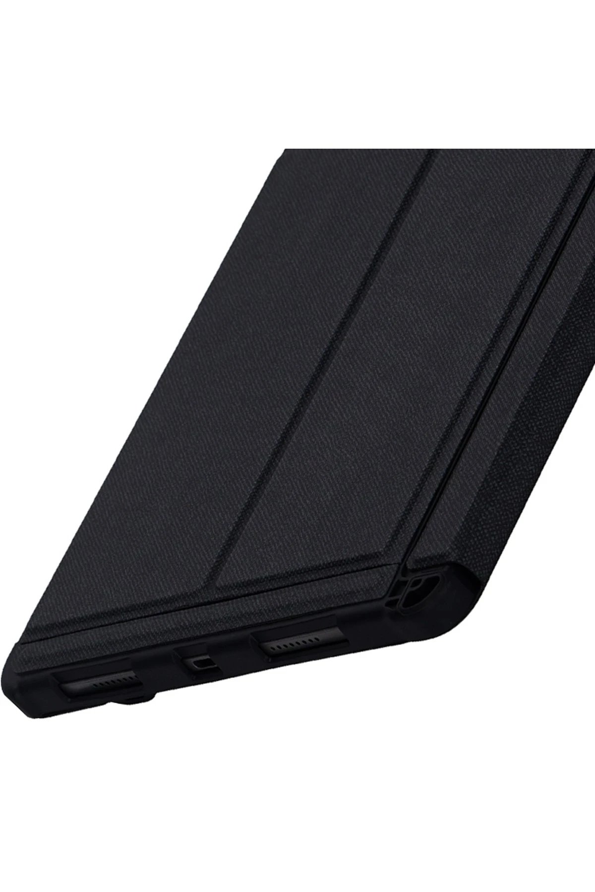 Newface T5209D iPad Pro 12.9 (2021) Kılıf İnter Ledli Klavyeli Tablet Kılıfı - Siyah