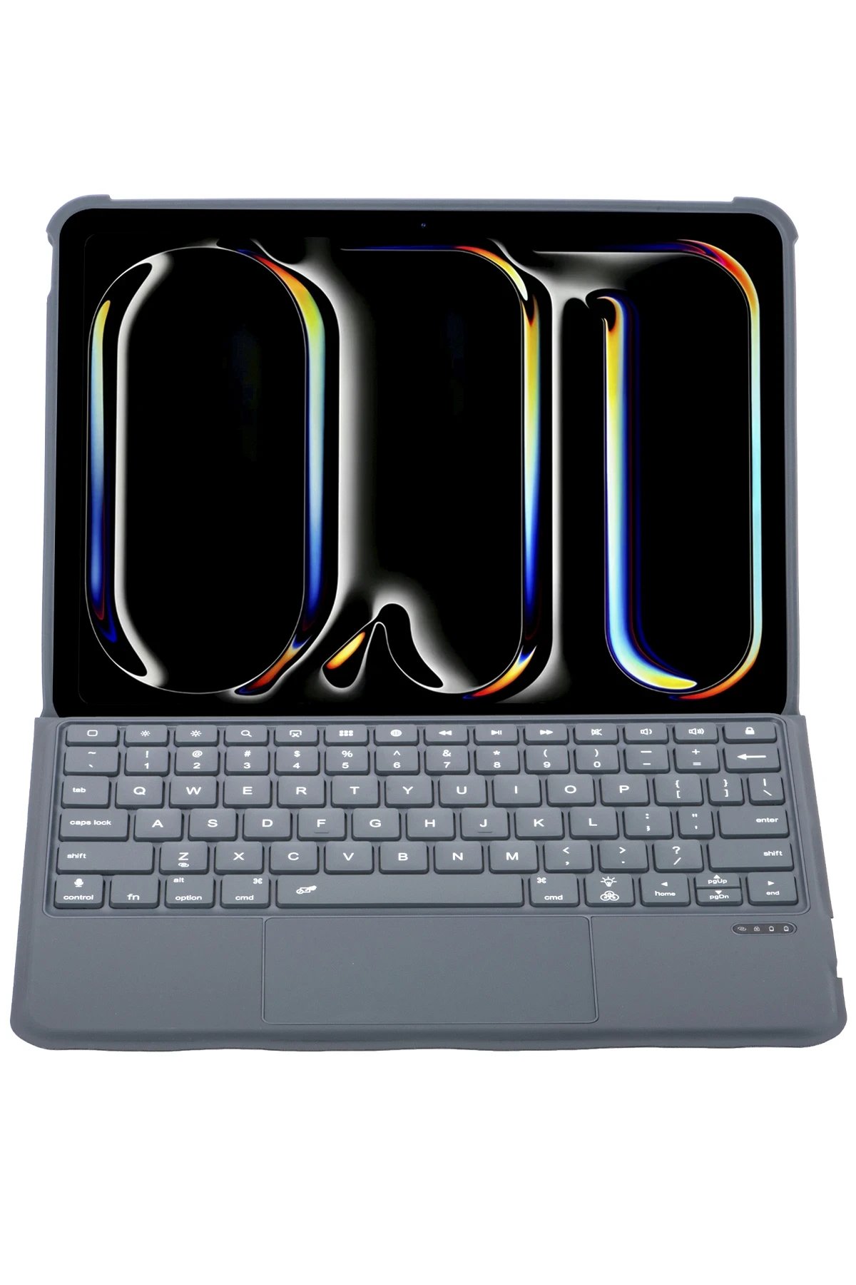 Newface T5507D iPad Pro 11 (2022) Kılıf Palermo Ledli Klavyeli Standlı Tablet Kılıfı - Siyah