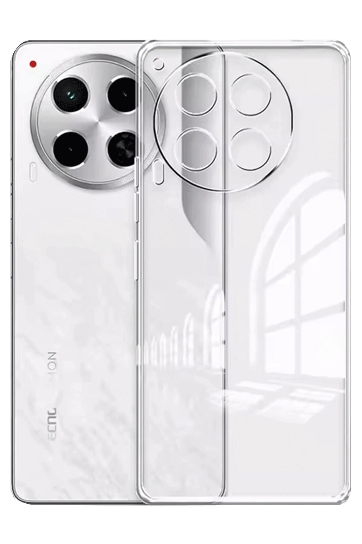 Newface Tecno Camon 30 Kılıf Lüx Şeffaf Silikon