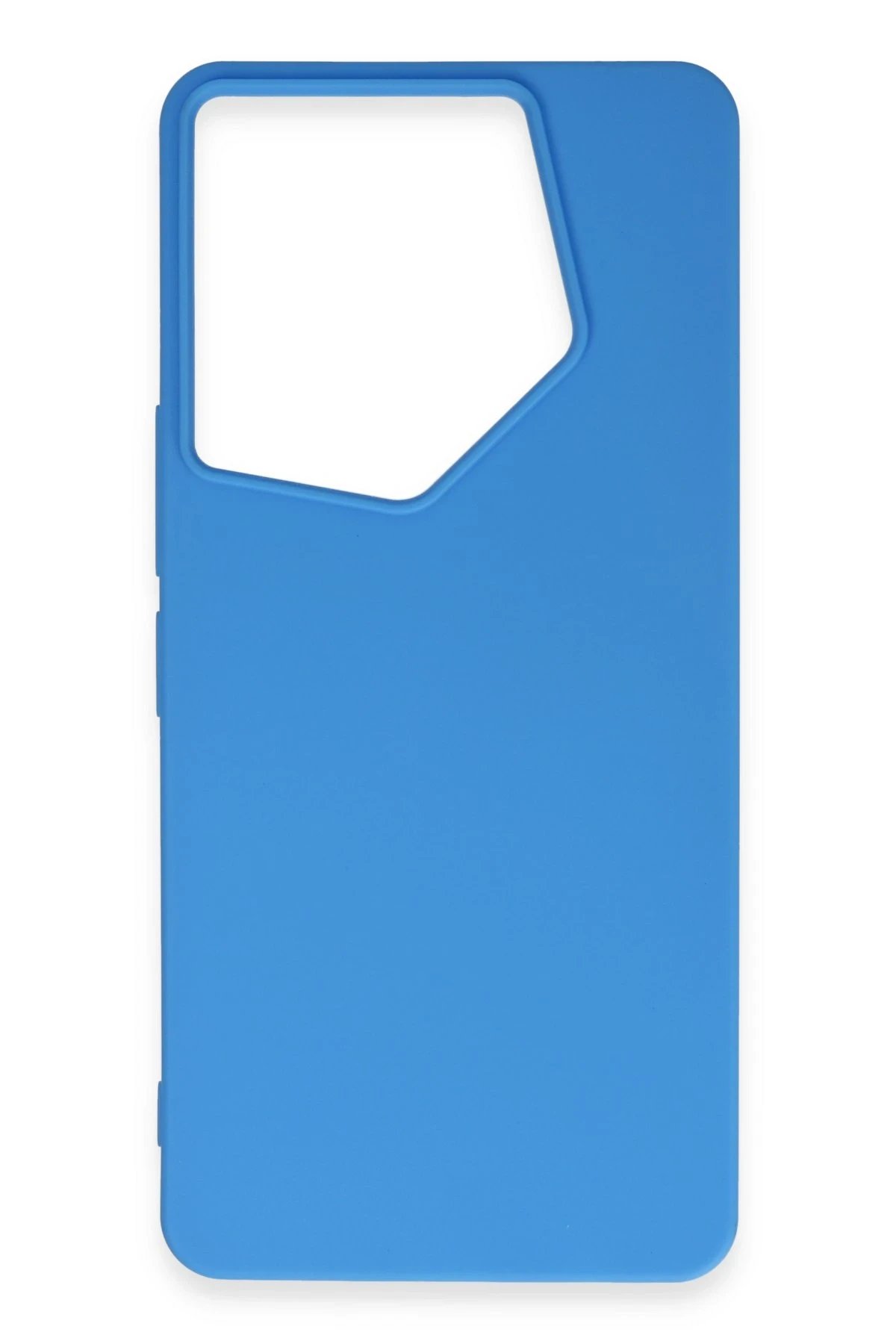 Newface Tecno Camon 20 Pro 5G Kılıf First Silikon - Mavi