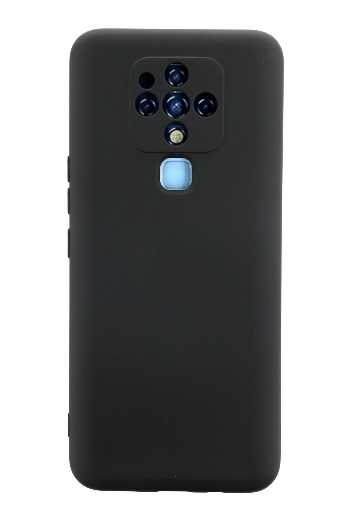 Newface Tecno Camon 16 Kılıf Nano içi Kadife Silikon - Siyah