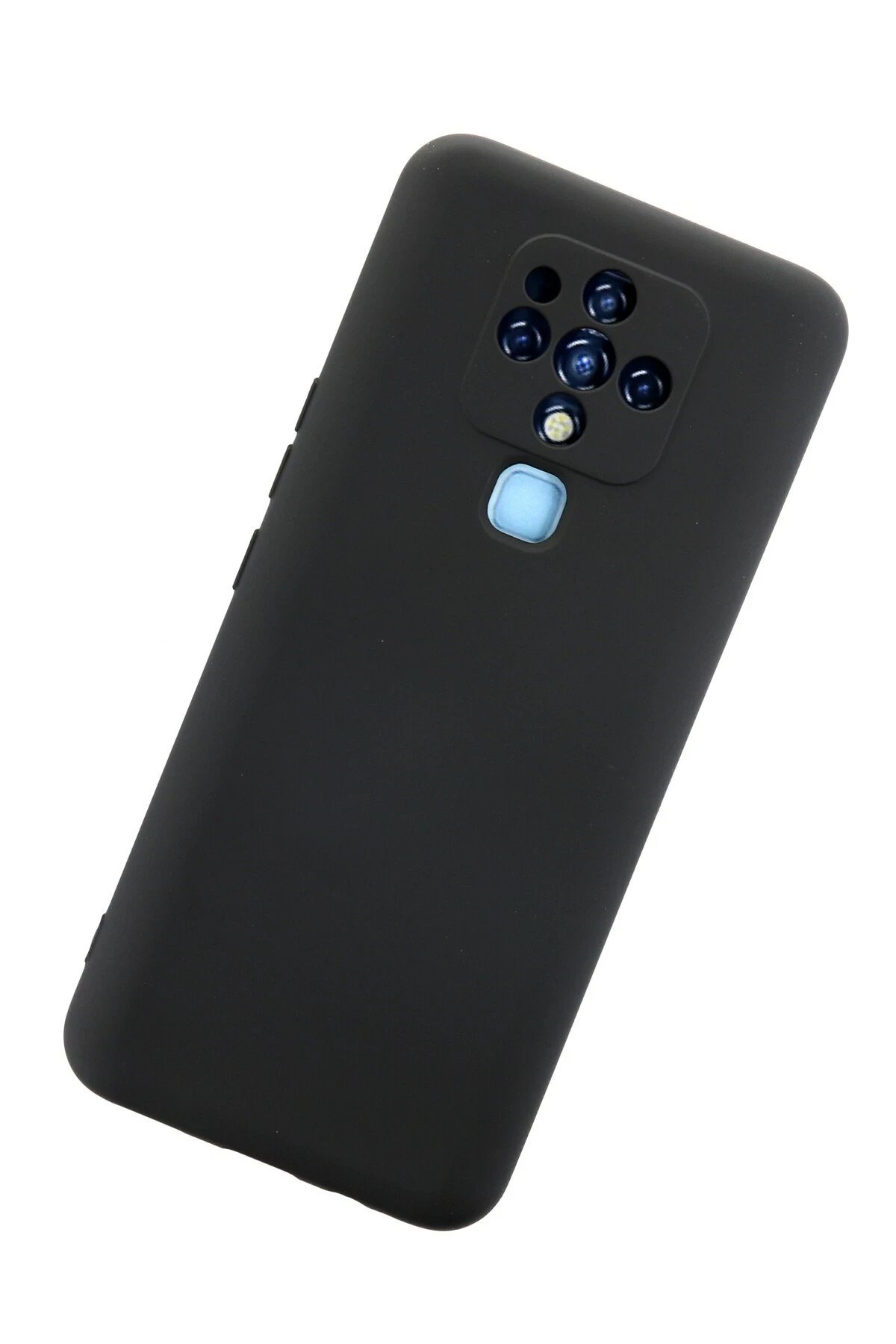 Newface Tecno Camon 16 Kılıf Nano içi Kadife Silikon - Siyah