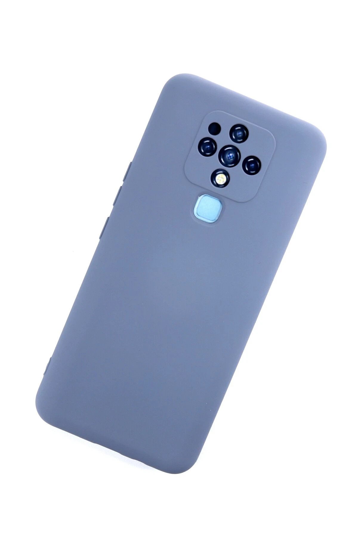 Newface Tecno Camon 16 Kılıf Nano içi Kadife Silikon - Gri