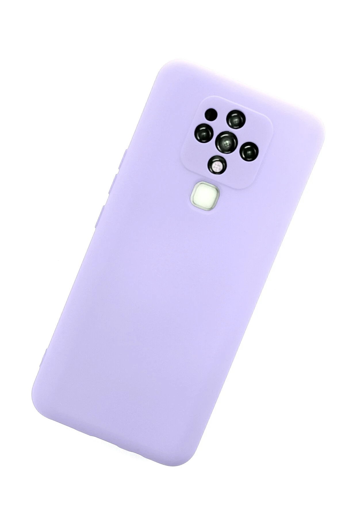 Newface Tecno Camon 16 Kılıf Nano içi Kadife Silikon - Lila