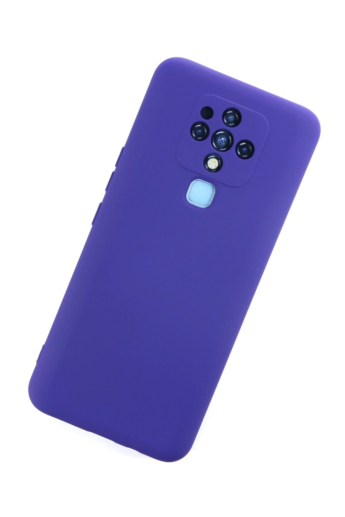 Newface Tecno Camon 16 Kılıf Nano içi Kadife Silikon - Mor