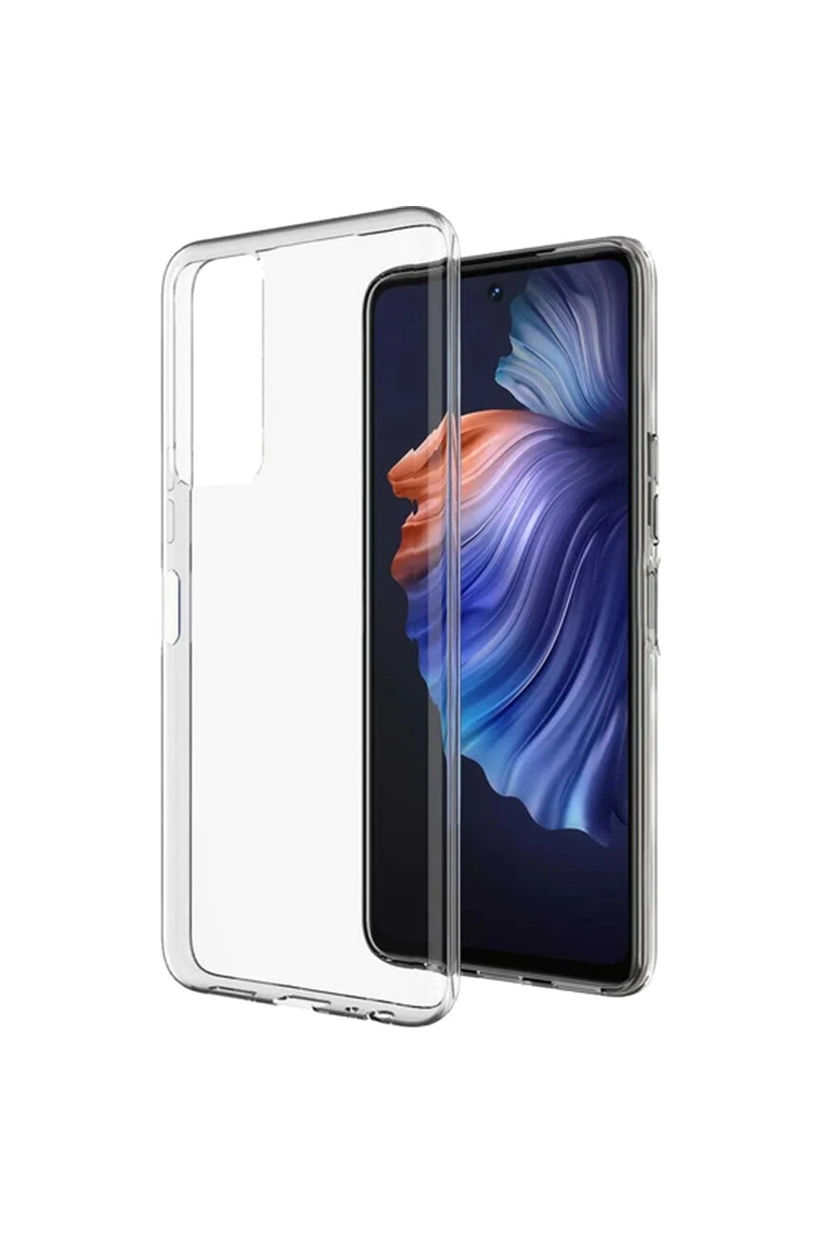 Newface Tecno Camon 18 Kılıf Lüx Şeffaf Silikon