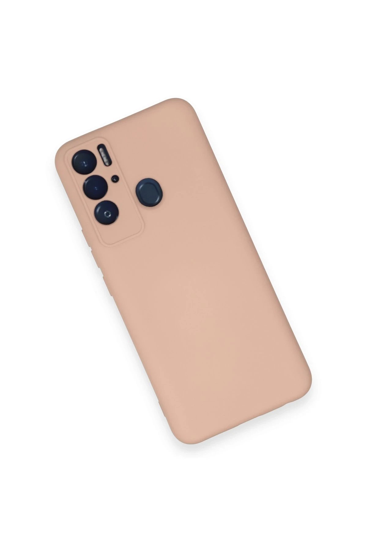 Newface Tecno Pova Neo Kılıf Nano içi Kadife Silikon - Pudra