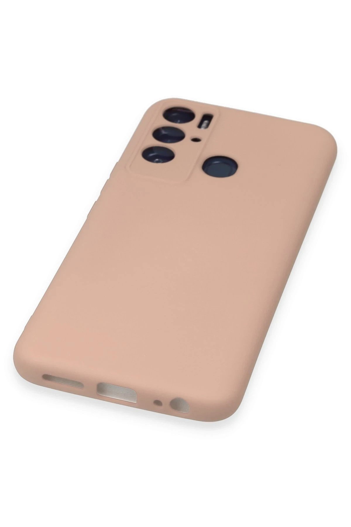 Newface Tecno Pova Neo Kılıf Nano içi Kadife Silikon - Pudra