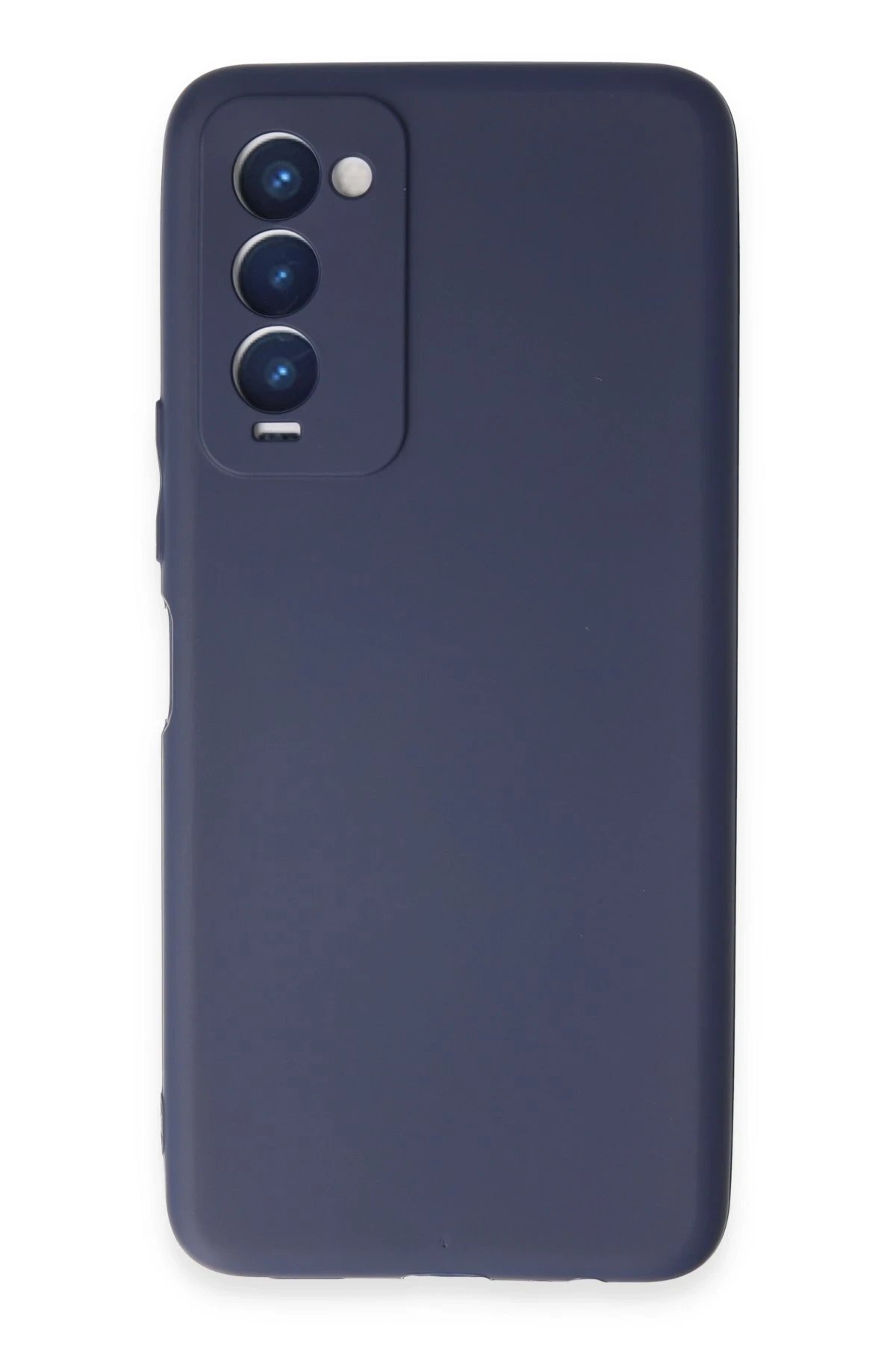 Newface Tecno Camon 18 Kılıf First Silikon - Lacivert