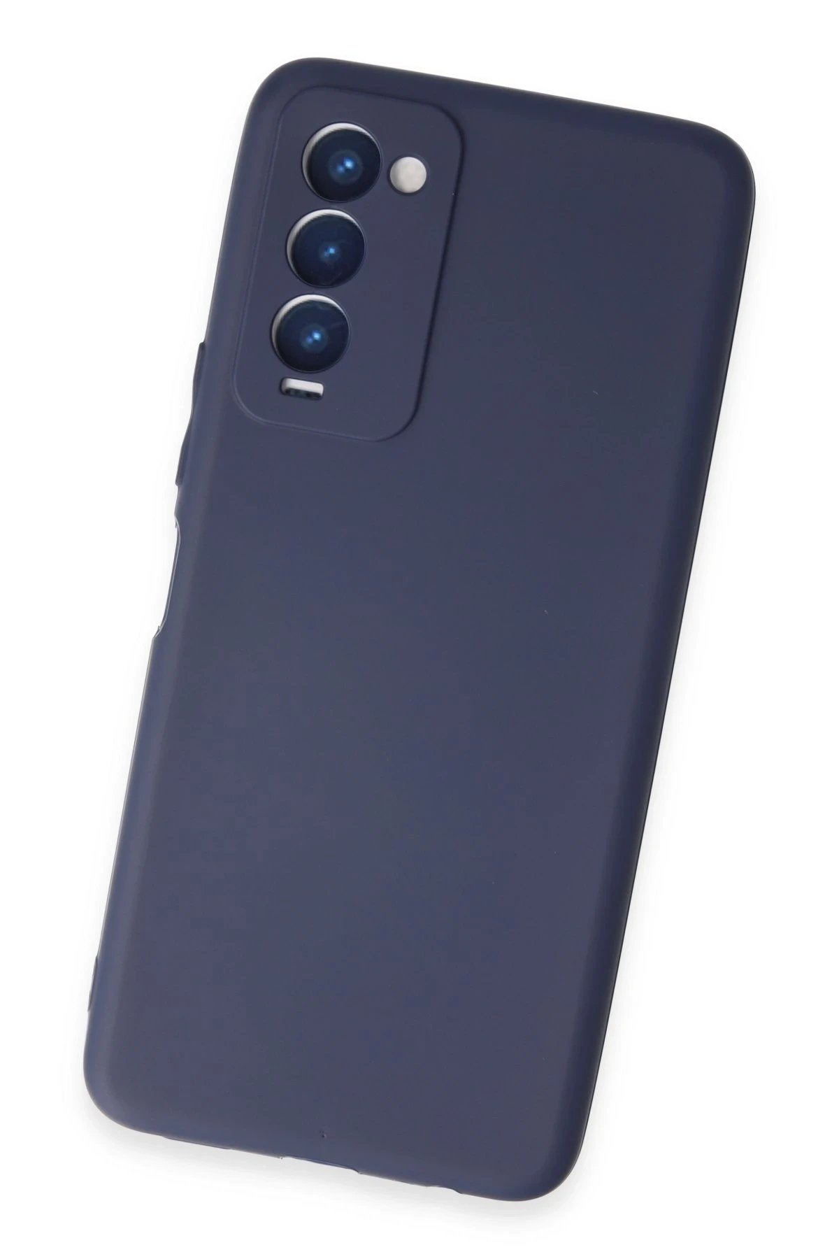 Newface Tecno Camon 18 Kılıf First Silikon - Lacivert