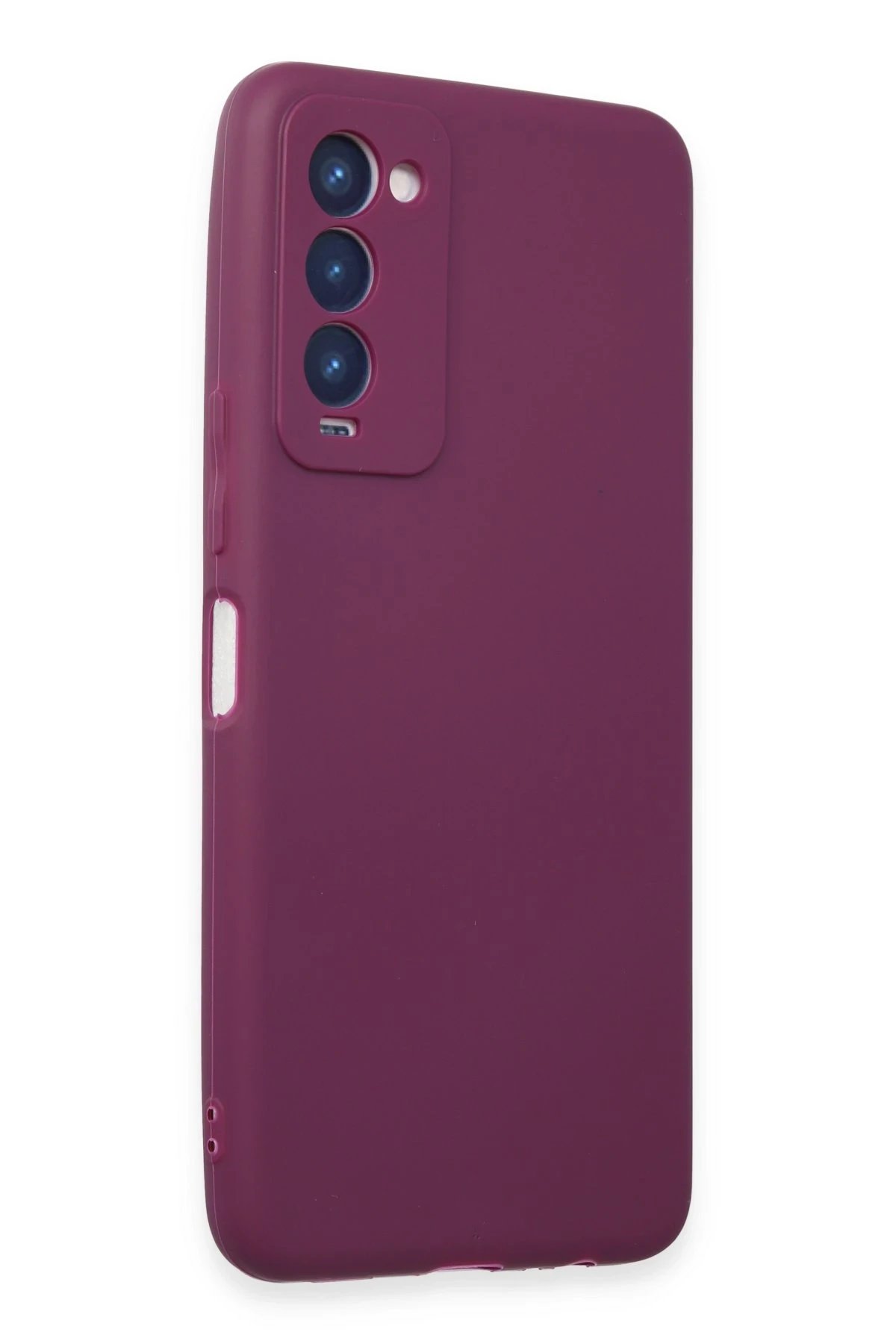 Newface Tecno Camon 18 Kılıf First Silikon - Mor