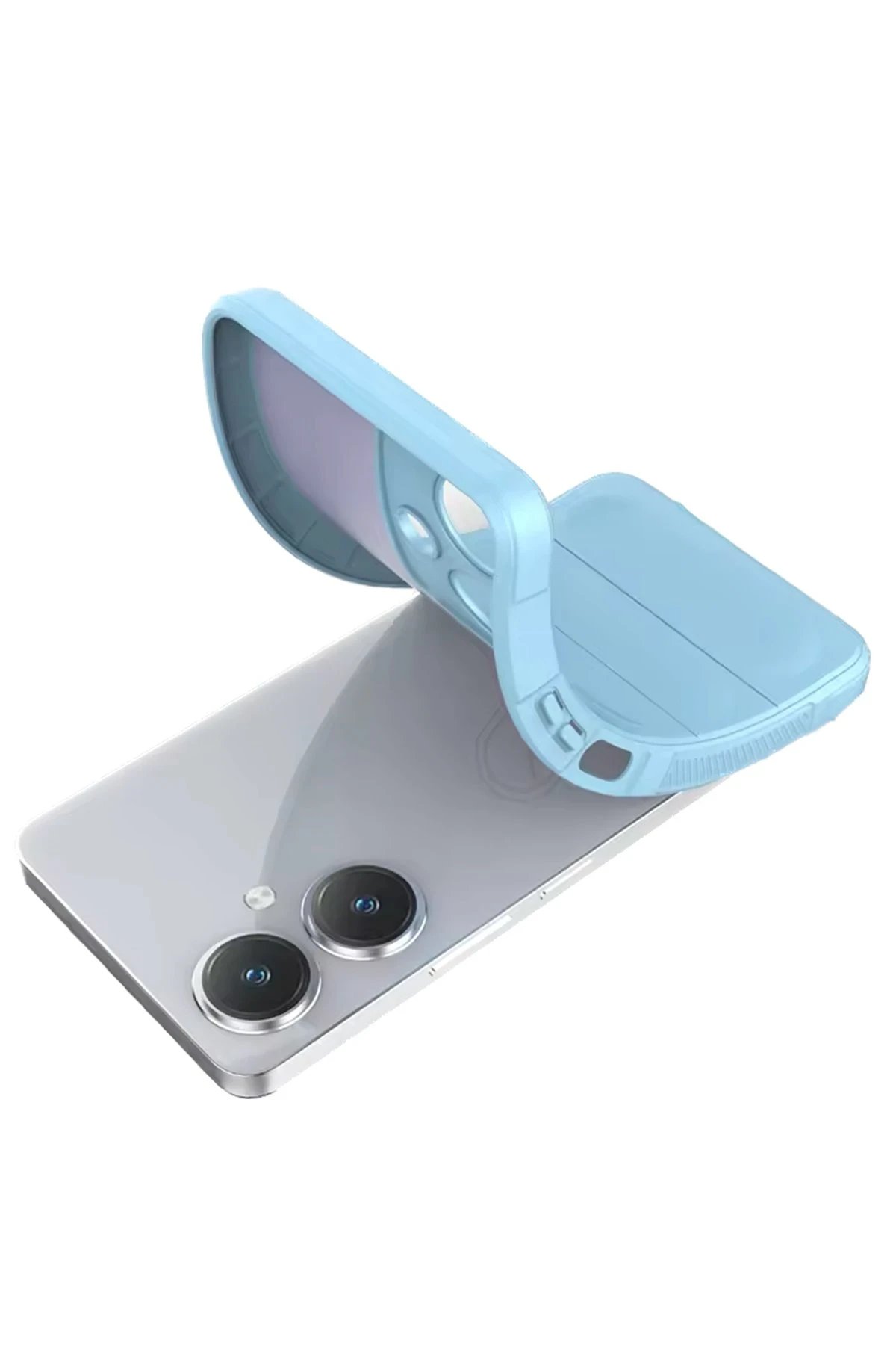 Newface Vivo Y27 Kılıf Optimum Silikon - Siyah