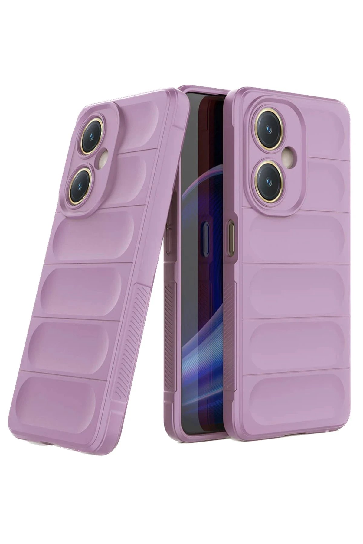 Newface Vivo Y27 Kılıf Optimum Silikon - Mor