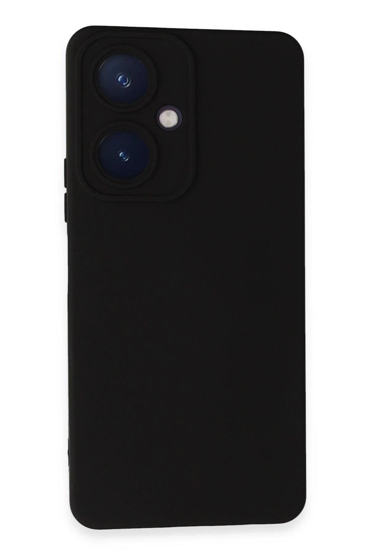 Newface Vivo Y27 Kılıf Nano içi Kadife Silikon - Siyah