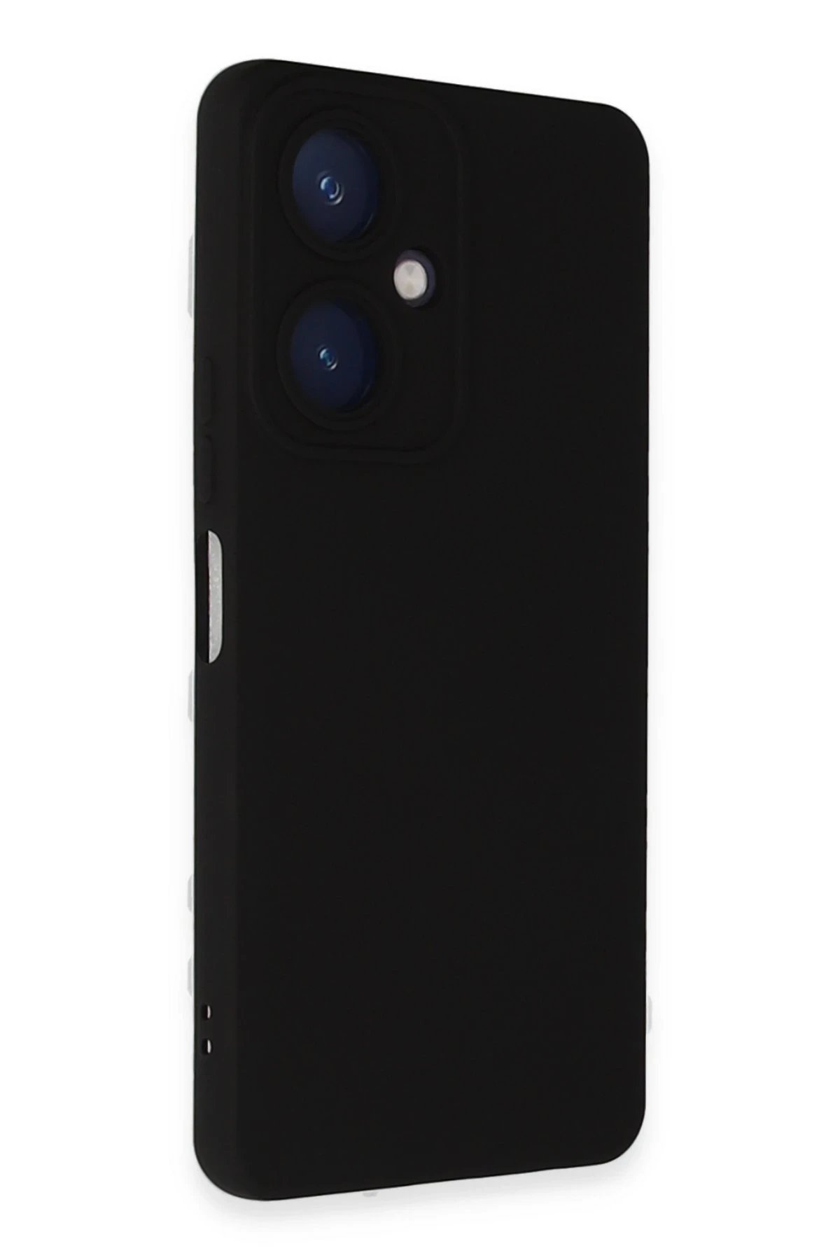 Newface Vivo Y27 Kılıf Nano içi Kadife Silikon - Siyah