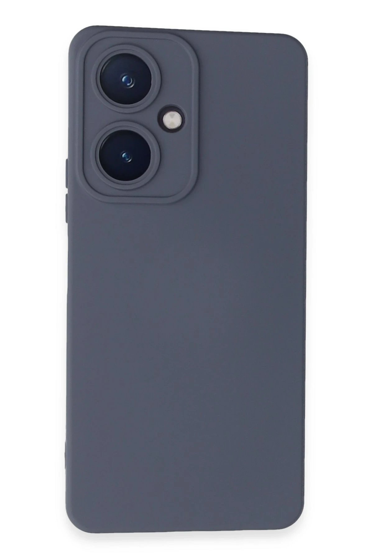 Newface Vivo Y27 Kılıf Nano içi Kadife Silikon - Gri