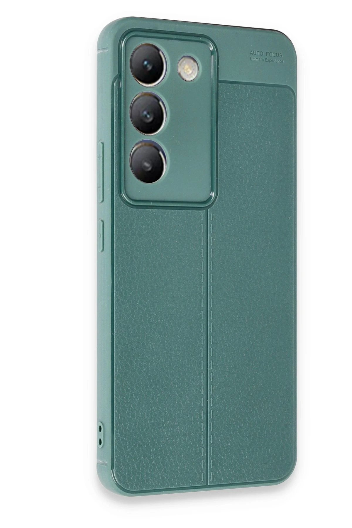 Newface Vivo V30 Lite 4G Kılıf Auto Focus Kapak - Koyu Yeşil