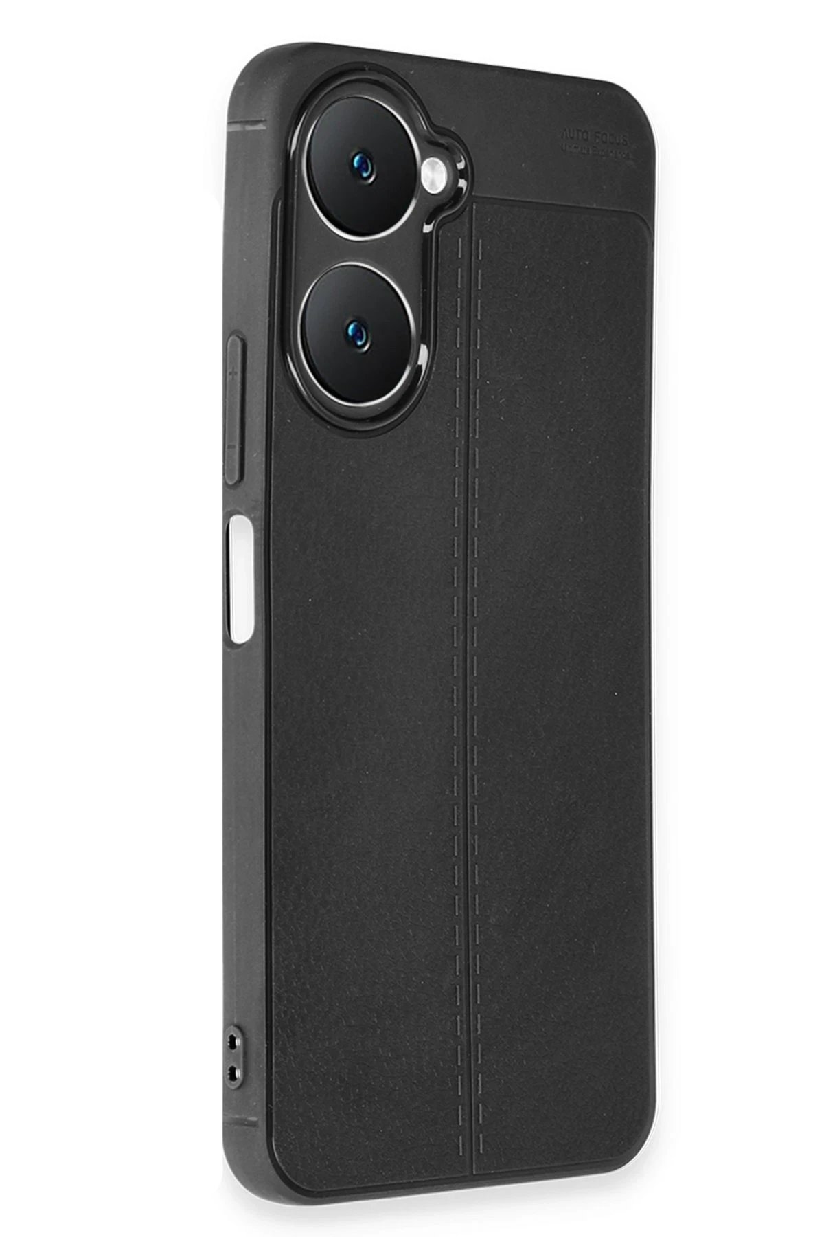 Newface Vivo Y18 Kılıf Auto Focus Kapak - Siyah