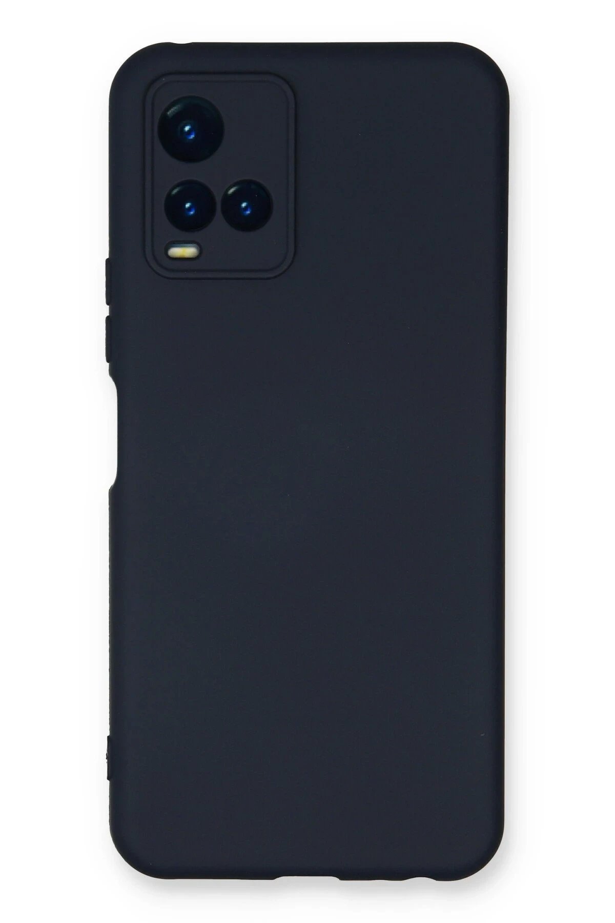 Newface Vivo Y21S Kılıf Nano içi Kadife Silikon - Lacivert