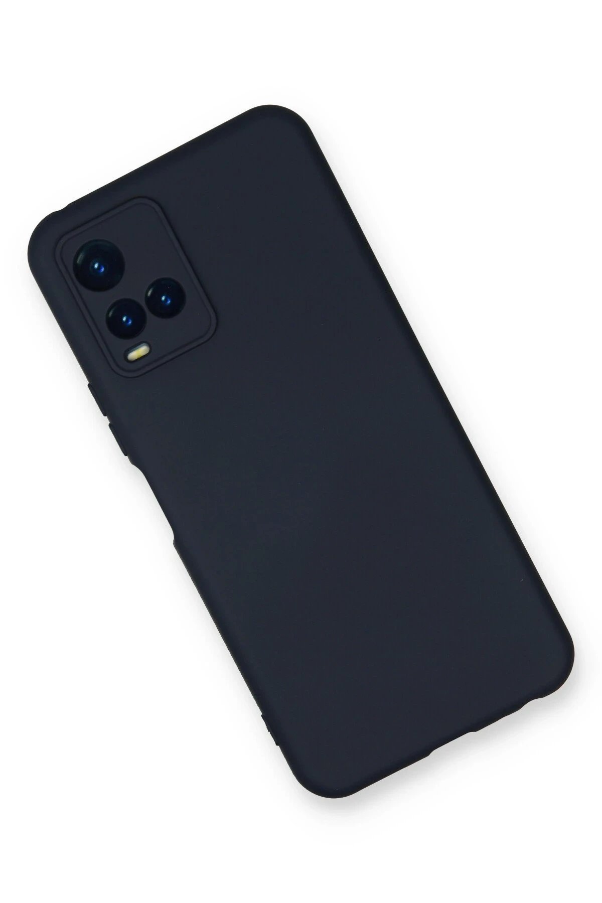 Newface Vivo Y21S Kılıf Nano içi Kadife Silikon - Lacivert