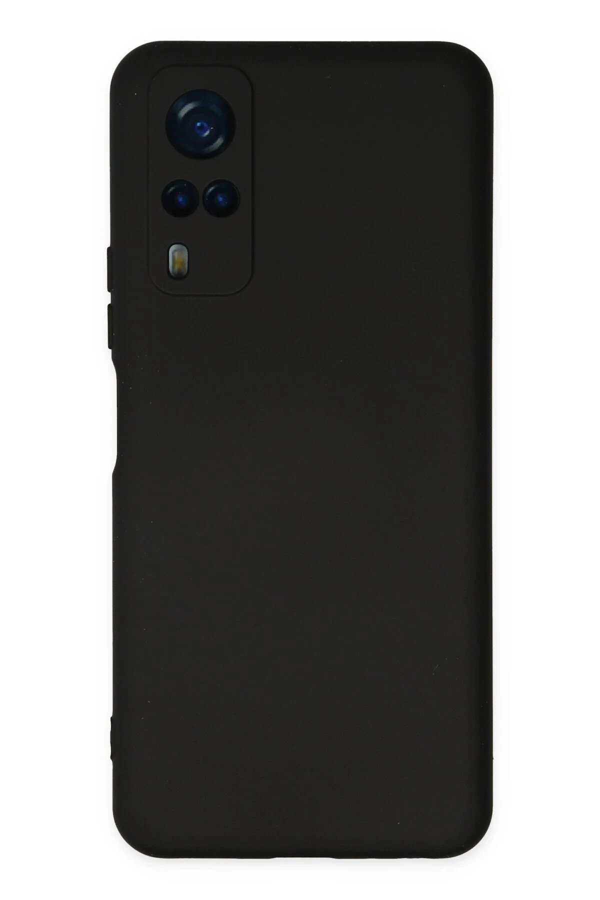 Newface Vivo Y53S Kılıf Nano içi Kadife Silikon - Siyah