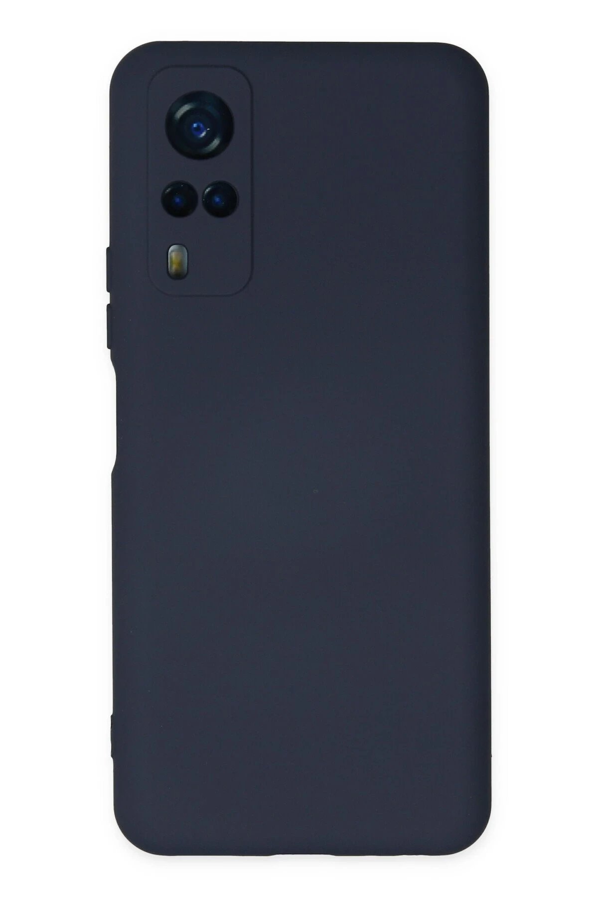 Newface Vivo Y53S Kılıf Nano içi Kadife Silikon - Lacivert