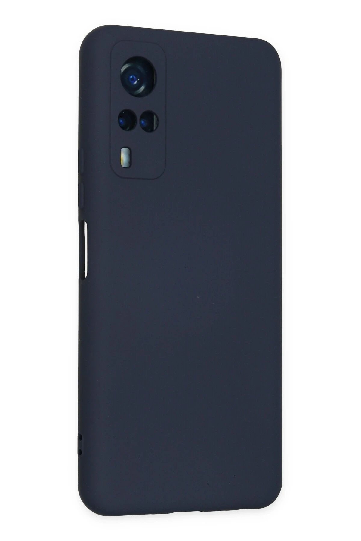 Newface Vivo Y53S Kılıf Nano içi Kadife Silikon - Lacivert