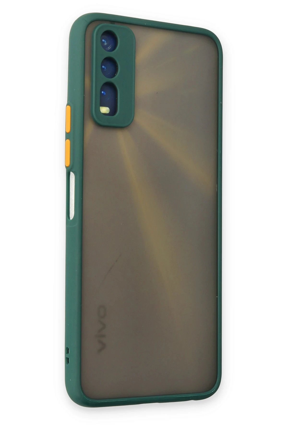 Newface Vivo Y11S Kılıf Montreal Silikon Kapak - Yeşil