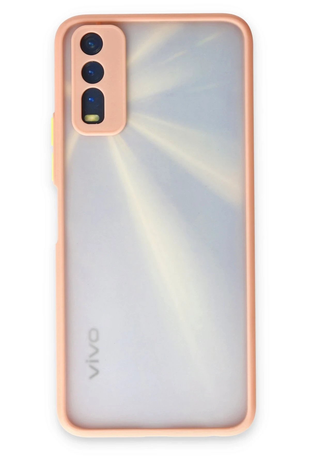 Newface Vivo Y11S Kılıf Montreal Silikon Kapak - Pembe