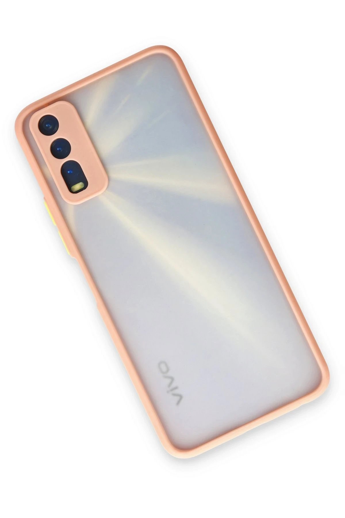 Newface Vivo Y11S Kılıf Montreal Silikon Kapak - Pembe