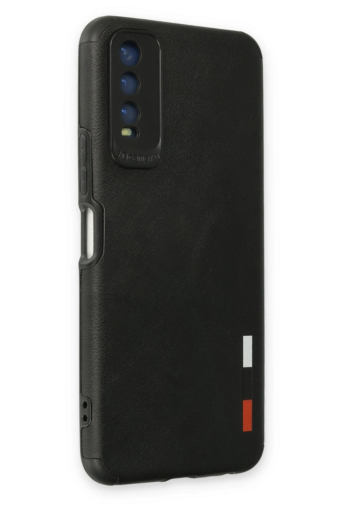 Newface Vivo Y11S Kılıf Loop Deri Silikon - Siyah