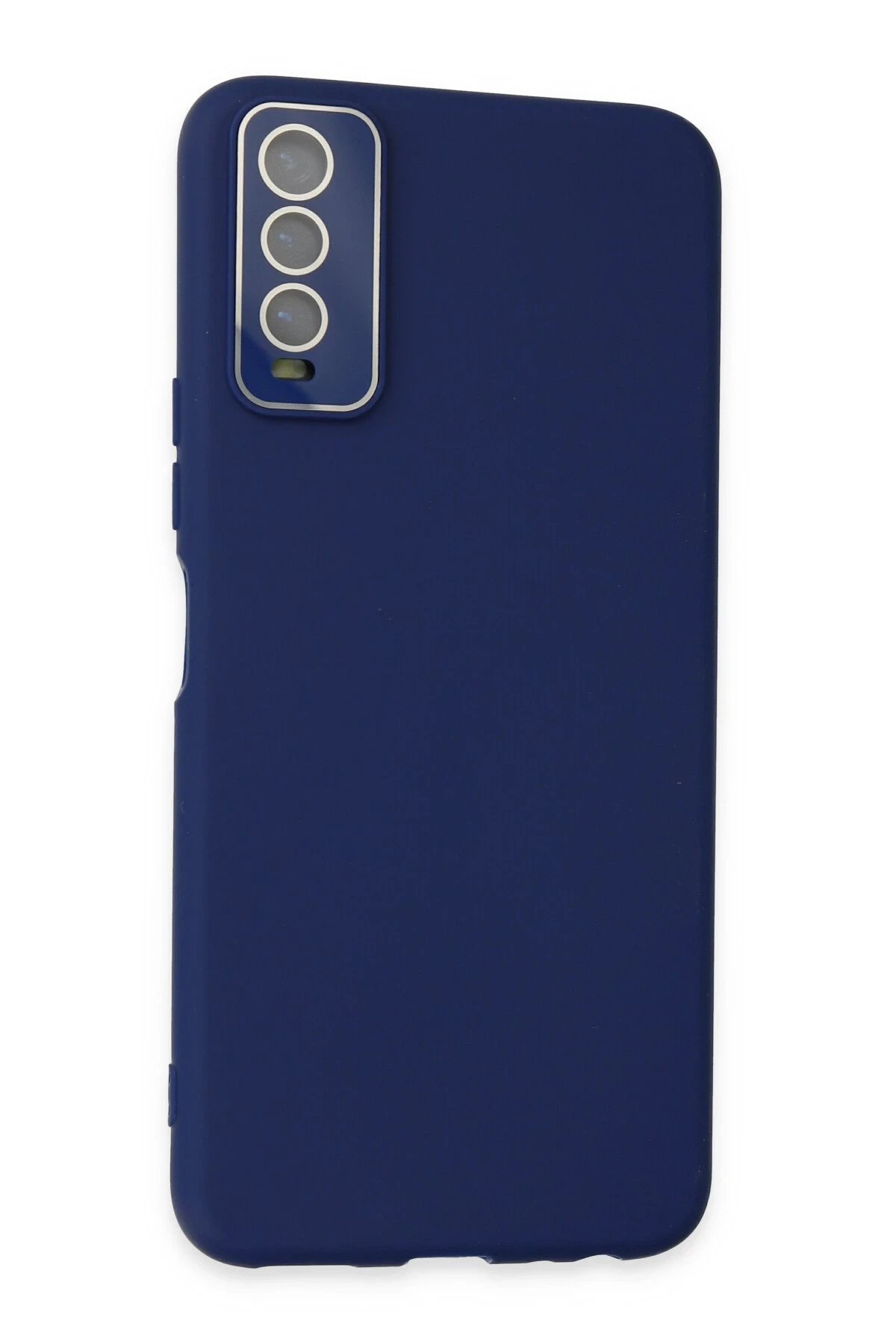 Newface Vivo Y11S Kılıf Lansman Glass Kapak - Sky Blue